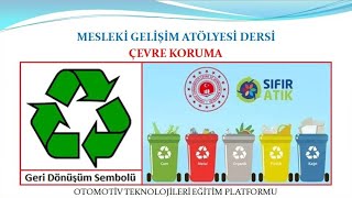 ÇEVRE KORUMA (MESLEKİ GELİŞİM ATÖLYESİ DERSİ)
