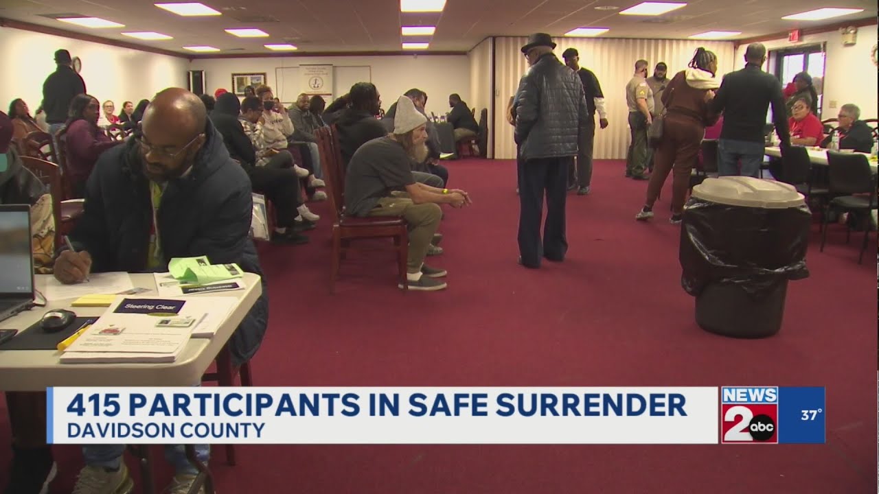 415 people processed in Davidson County Safe Surrender program