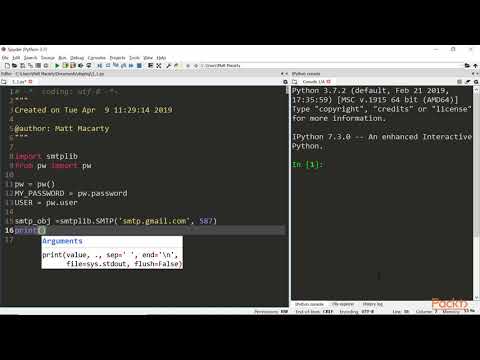 Real World Projects in Python 3 x Using Python to Send Email | packtpub com