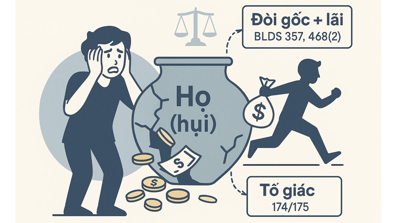 Giật hụi, bể hụi thì cần làm gì