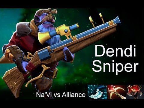Blink dagger on Dendi sniper. Na'Vi vs Alliance - XMG