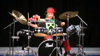 David Cantrell's awesome drum solo 9 years old