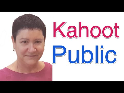 Part of a video titled How to Make #Kahoot Public - YouTube