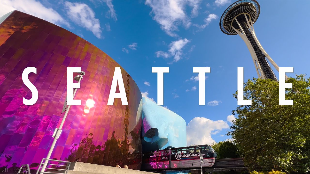 Immersive street-level walking tour through Seattle Downtown, United States, showcasing authentic urban landscapes, local architecture, and the vibrant atmosphere of the city's neighborhoods