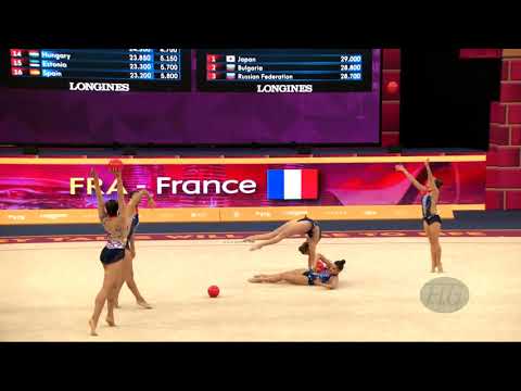 France (FRA) - 2019 Rhythmic Worlds, Baku (AZE) - Qualifications 5 Balls
