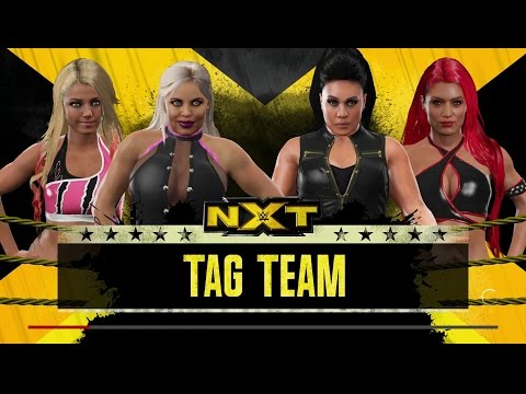 WWE 2k17 - Dana Brooke and Alexa Bliss VS Tamina and Eva Marie
