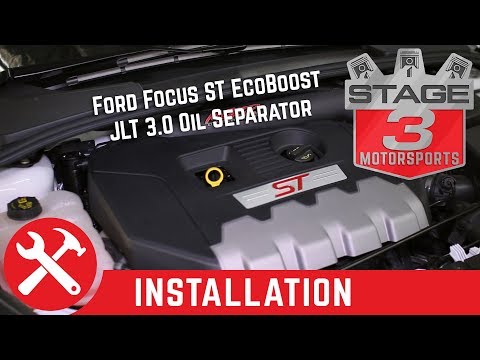 2013-2017 Ford Focus ST EcoBoost JLT Rear Oil Separator Install