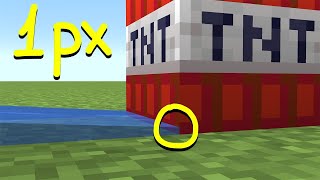 can 1 pixel tnt blow up?