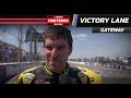 Grant Enfinger celebrates truck win with special announcement