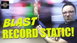 Testing a Milty Zerostat | How to remove static from vinyl records