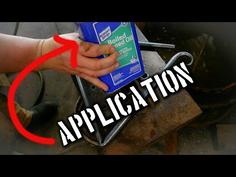 How to Apply Boiled Linseed Oil on Metal [Blacksmith Finishes]