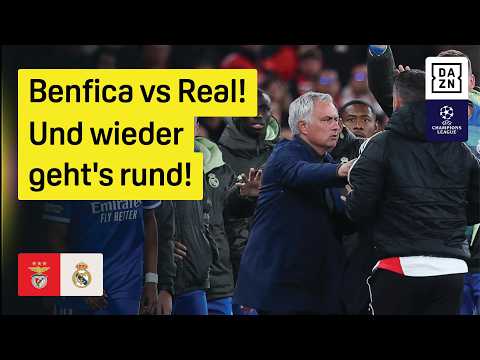 Mourinho sieht rot: Benfica - Real Madrid | Playoffs | UEFA Champions League | DAZN Highlights