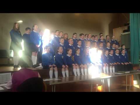 Ballytrea PS School Choir 11 years and under. Winner of the Forbes Shield.