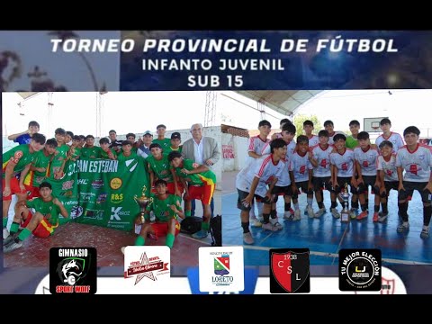 En vivo Torneo Provincial de Futbol Infanto Juvenil Sub 15 - Fase Inicial