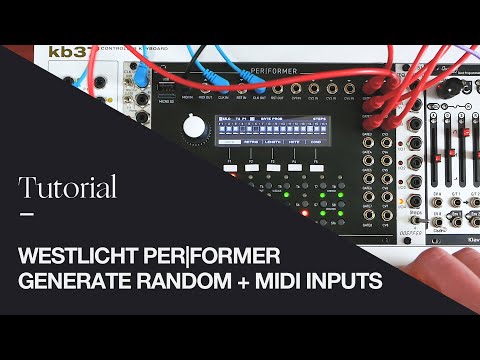 Tutorial: Westlicht Performer Eurorack Module - Generate Random Functions & MIDI In Setup + Workflow