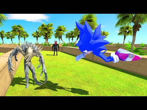 SONIC OASIS DEATH RUN - Animal Revolt Battle Simulator