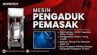 Mesin Pengaduk Dodol Model Bejana Double Jacket 30L