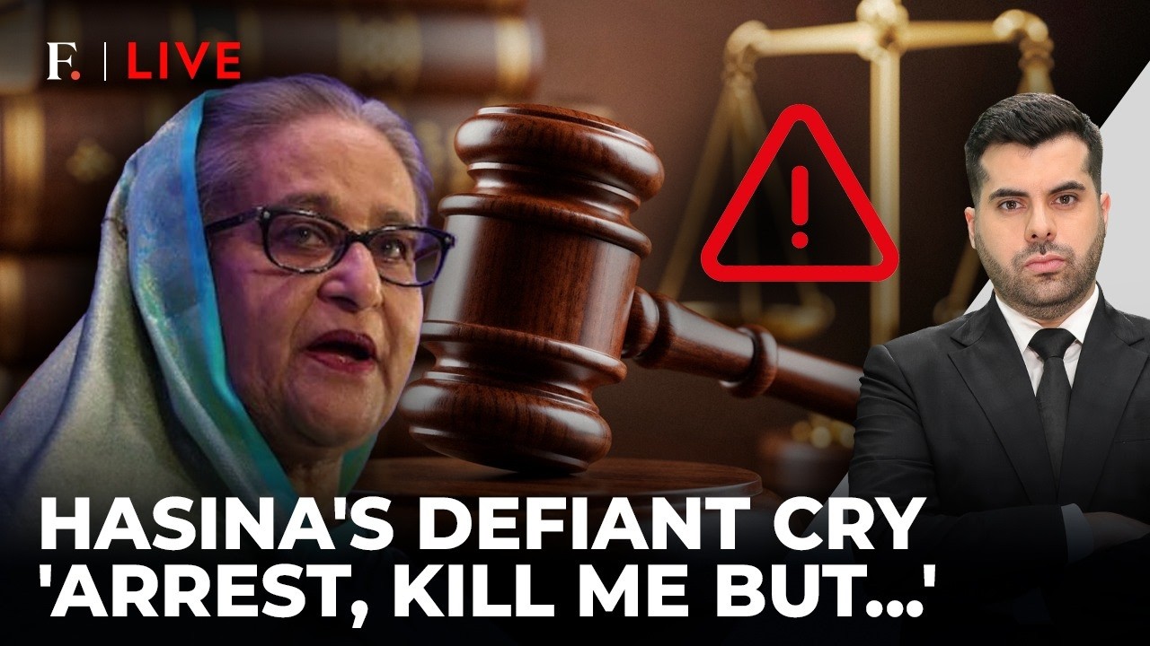 'It's Risky But...': Sheikh Hasina Defies Death Sentence, Signals Bangladesh Return | Firstpost Live