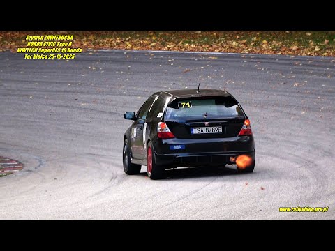 Szymon ZAWIERUCHA - HONDA CIVIC Type R - WWTECH SuperOES 10 Runda Tor Kielce 25-10-2025