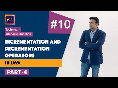 Incrementation And Decrementation Operators In Java Java Tutorials Part 4 Abc