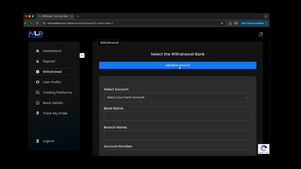 How to Withdraw on My Local Depositor
