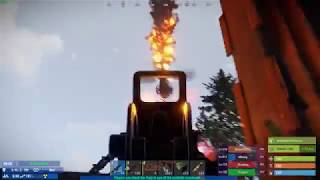 Rust 2018 10 17 酔っぱらい配信中にヘリ、キタ━━(ﾟ∀ﾟ)━━！！