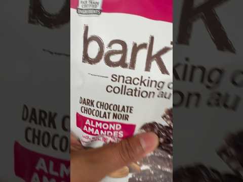 Bark thins dark chocolate almond #asmr #yummy #satisfying
