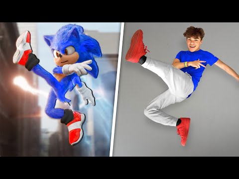 I Tried Sonic The Hedgehog Stunts In Real Life.