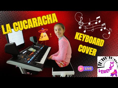 🎵 La Cucaracha – gespielt von Verenice Heitsch (9 Jahre) | Yamaha Genos 2| Kinderfreundlich 🎹🎺