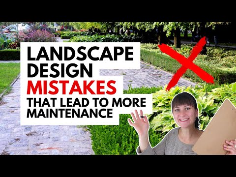 , title : 'Landscaping Mistakes that Lead to More Maintenance ~ Low Maintenance Landscape Design Tips'