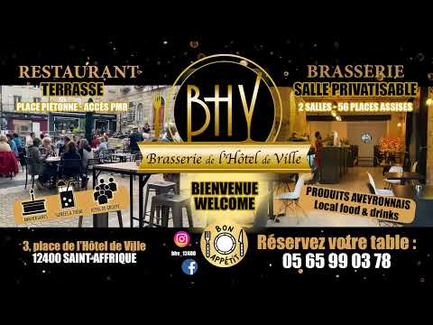 BHV, Brasserie de l'Hôtel de Ville à Saint-Affrique, 