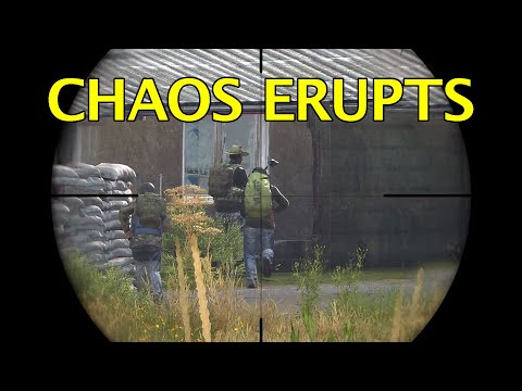 Military Base Chaos - DayZ