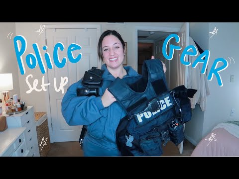 WHAT’S IN MY POLICE VEST + DUTY BELT SETUP | FEMALE POLICE OFFICER GEAR TOUR