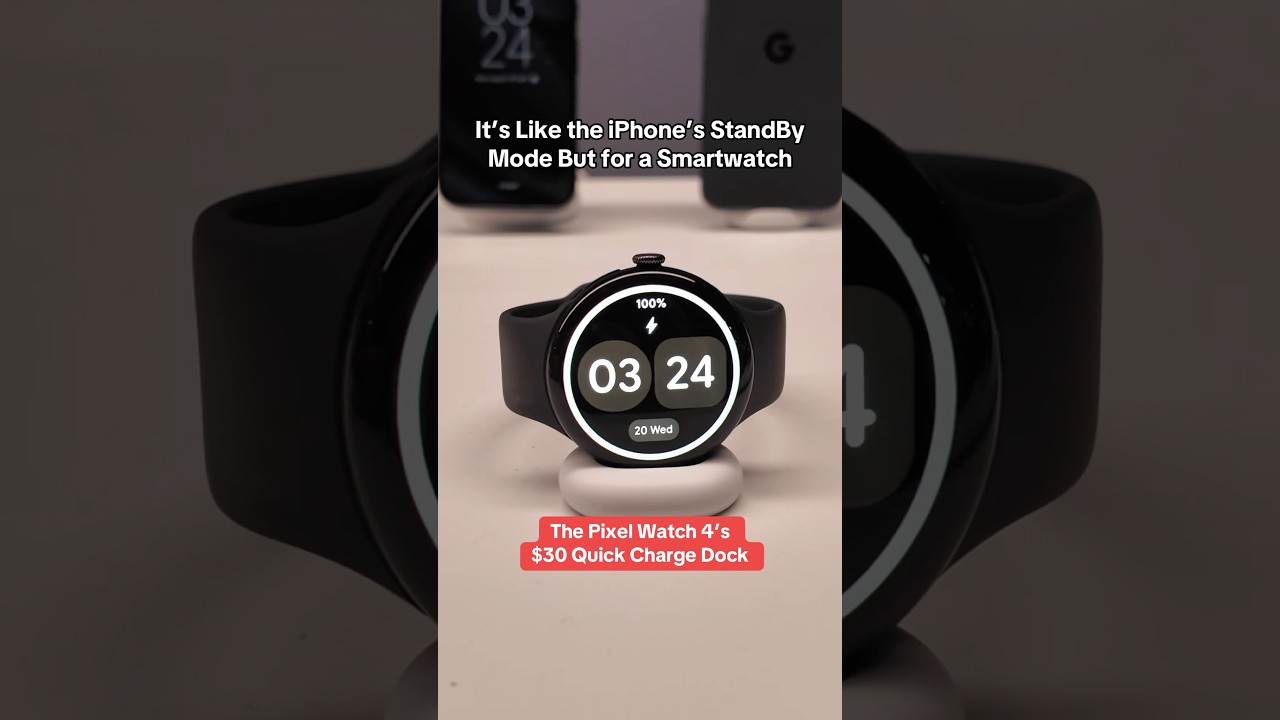 The Pixel Watch 4 Got the Apple Watch’s Nightstand Mode⌚️