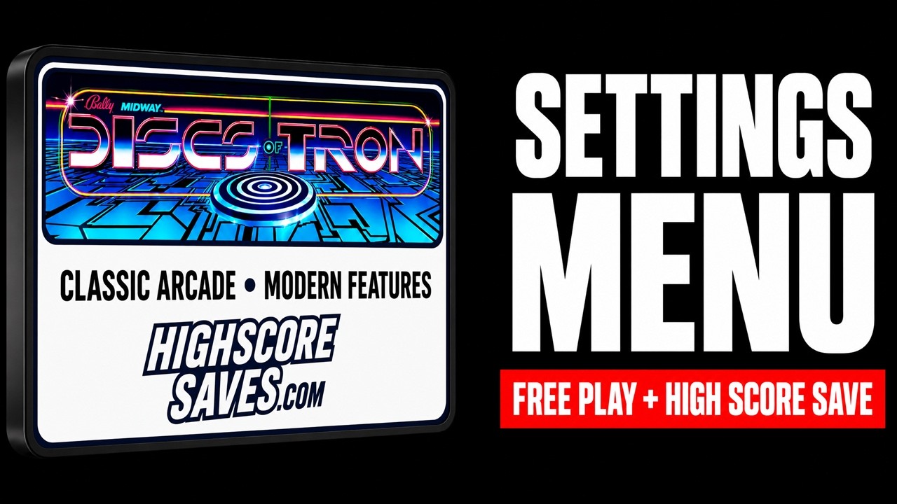 Discs of Tron settings menu video guide