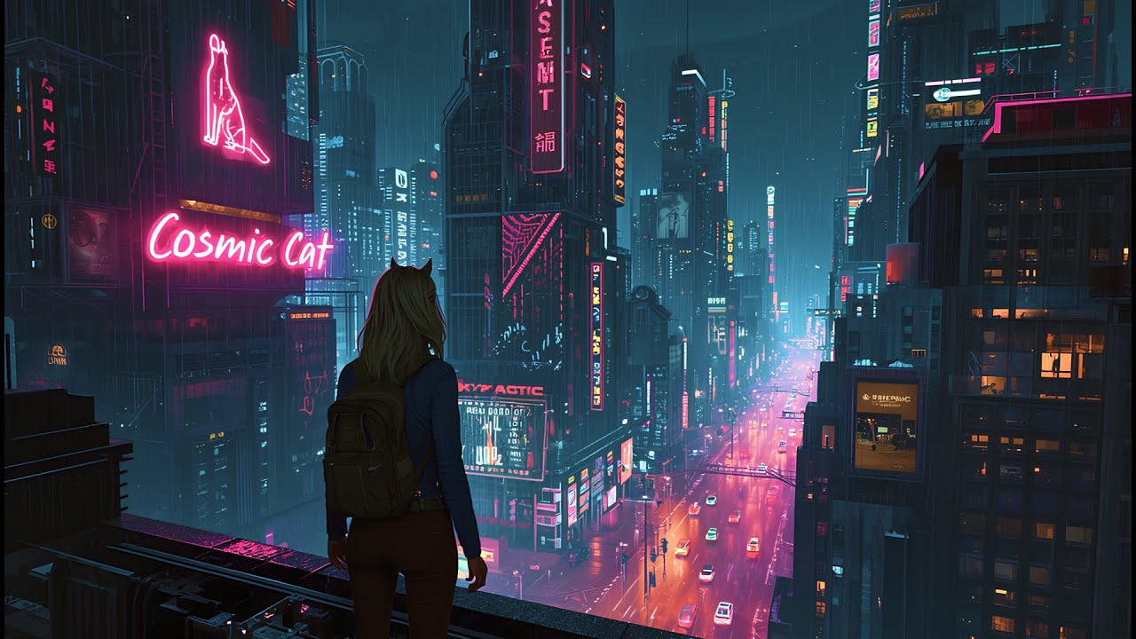 Nekomimi - Dark Synthwave Mix for Creativity