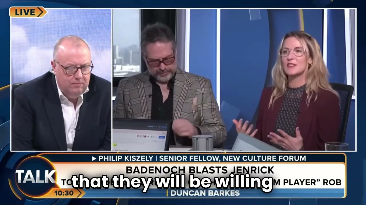 Rachael Henry on TalkTV discussing Robert Jenrick's defection to Reform UK