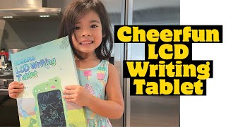 Unboxing Cheerfun LCD Writing Tablet | 2021 Best Gift for Kids | Doodle Board | Best Gift for Kids