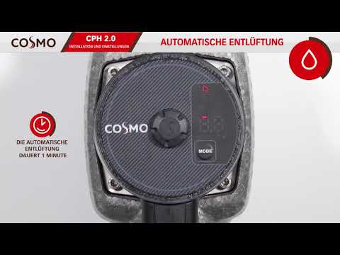 COSMO CPH 2.0  – Bedienung des Menüs