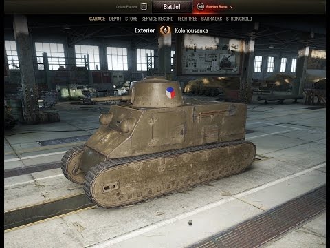 WoT Kolohousenka tier I Czechoslovakian light tank from patch 9.13