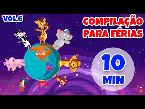 Compilação para Férias Vol. 6 - Giramille 37 min | Desenho Animado Musical