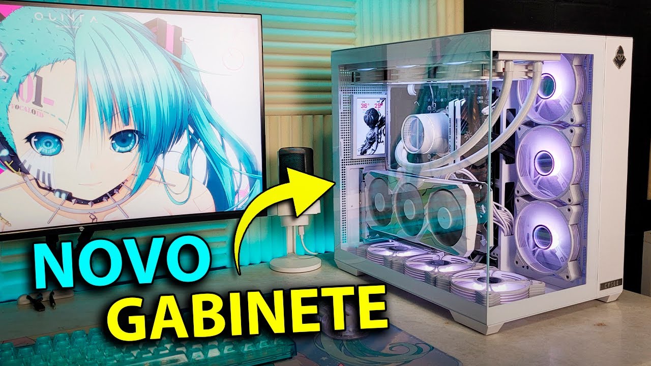 Montando novo Gabinete Branco | Review Mancer Cv500