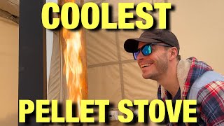 COOLEST HOT TENT PELLET STOVE