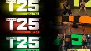 Focus T25 Workout Schedule