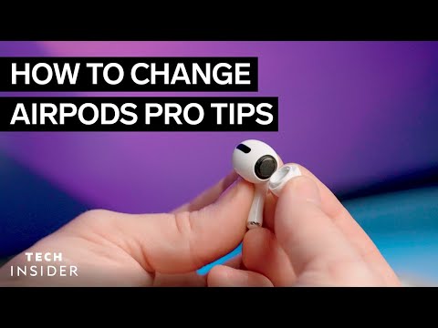 如何更換AirPods專業提示 (How To Change AirPods Pro Tips)