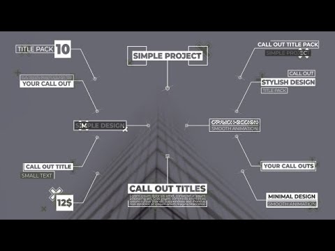 Glitch Call Outs Premiere Pro Templates