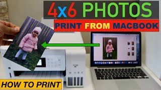 How To Print 4x6 Photos From MacBook ?