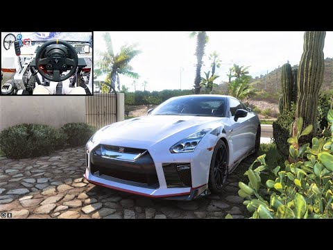 1100BHP Nissan GT-R R35 - Forza Horizon 5 | Thrustmaster TX Steering Wheel Gameplay