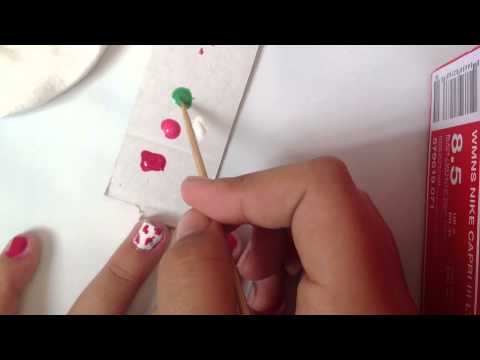 Thoothpick Nail Art| Flower Nails
