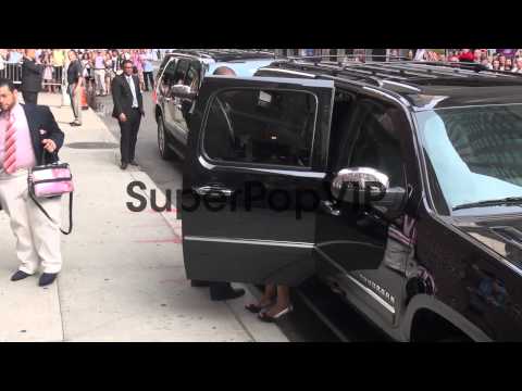 Oprah Winfrey at the 'Late Show with David Letterman' stu...